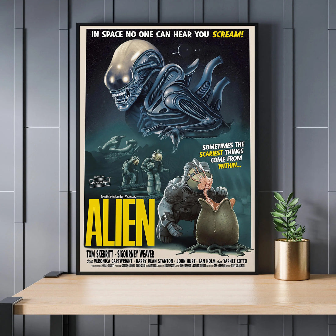 Classic Horror Alien Canvas