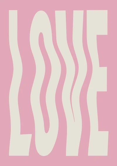 Chaos Typography Canvas Art