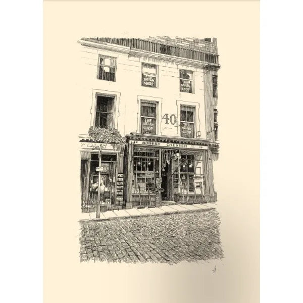 Edinburgh Castle Sketch Art