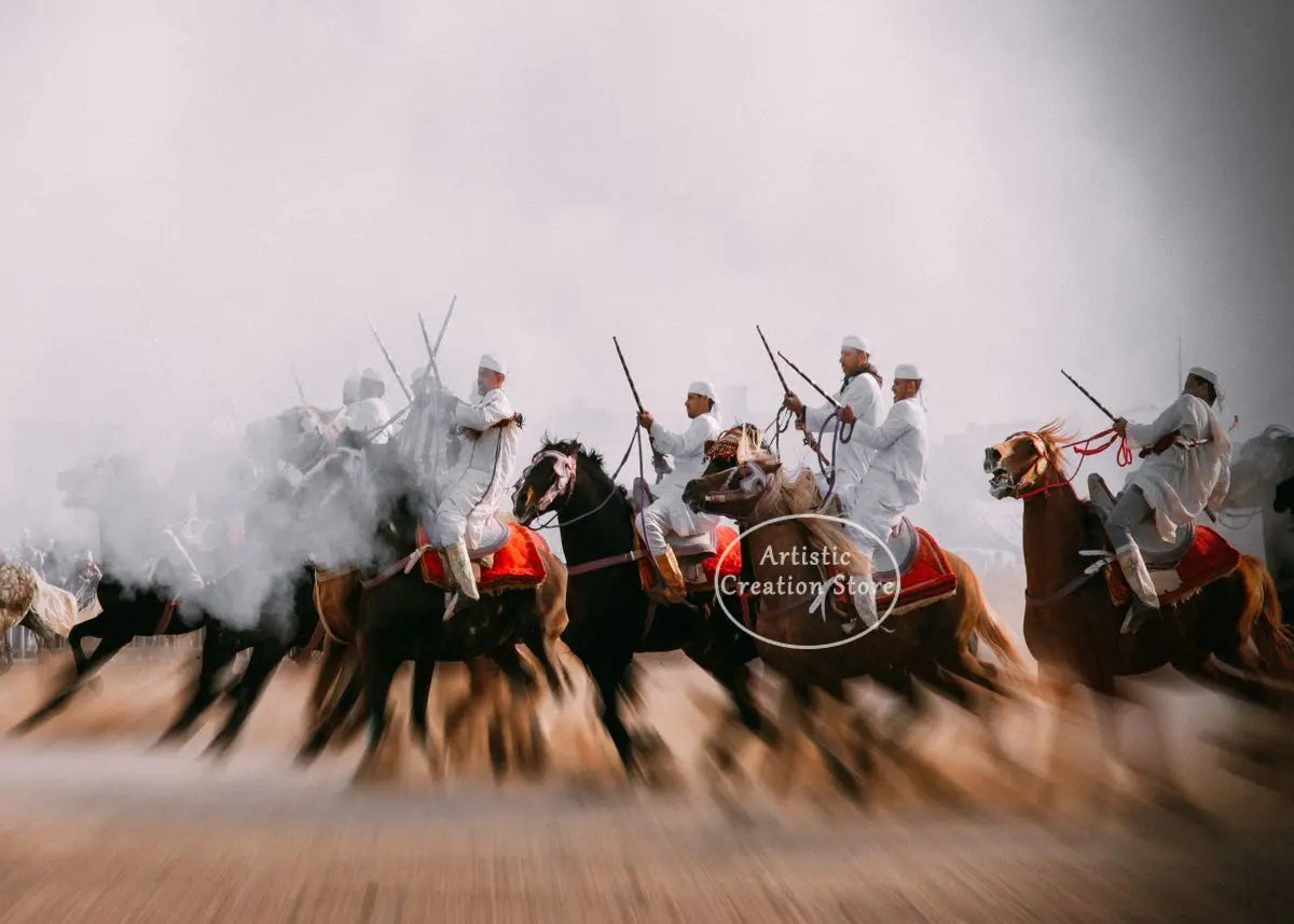 Morocco Sunset Wall Canvas