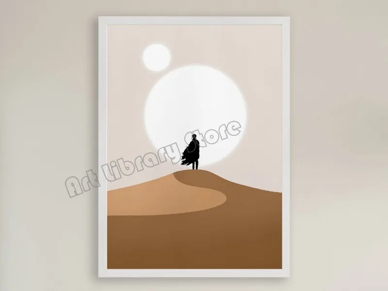 Retro Dune Arrakis Art