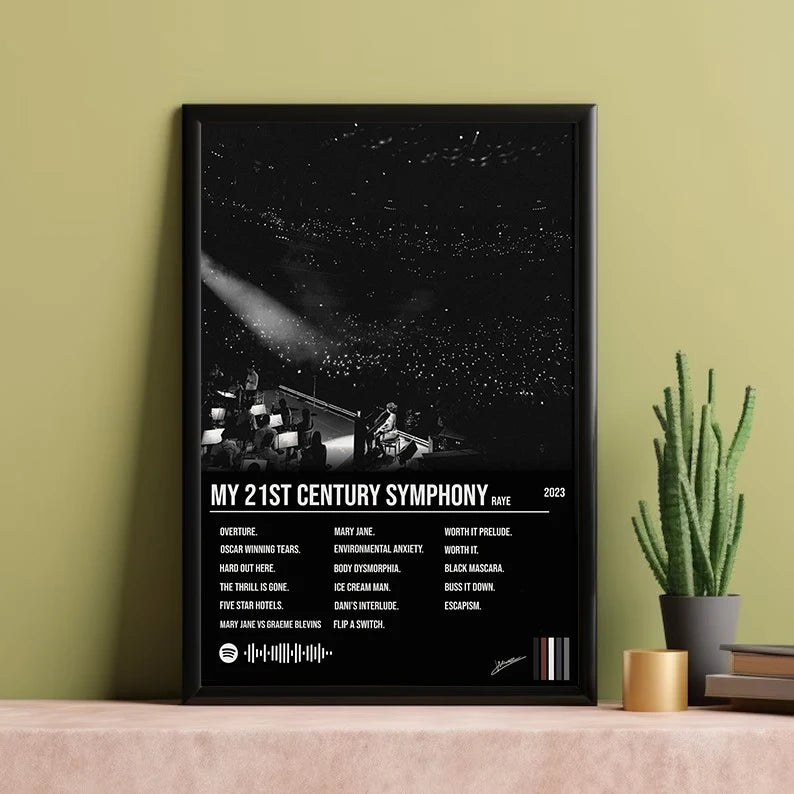 Raye Music Tracklist Poster