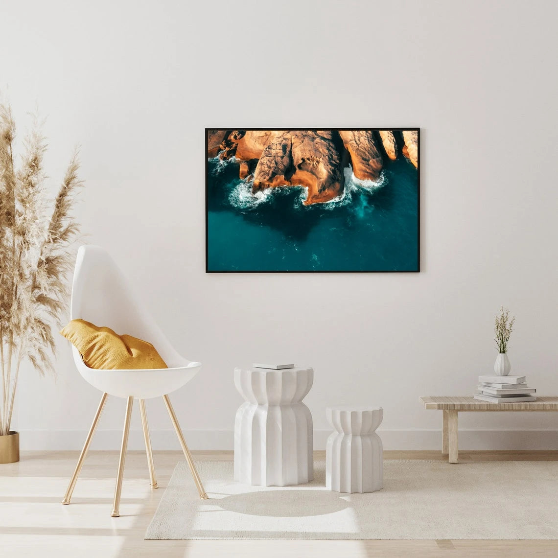 Rocky Coast Aerial Print