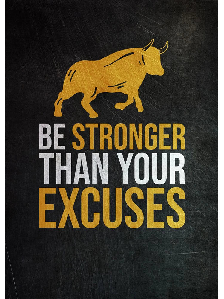 Golden Office Quote Canvas