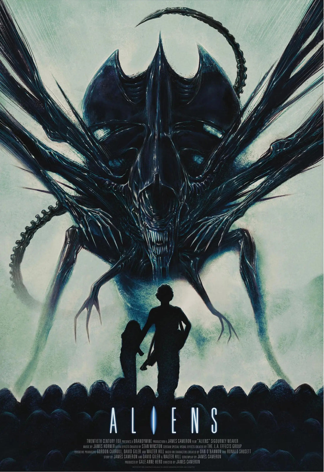 Classic Horror Alien Canvas