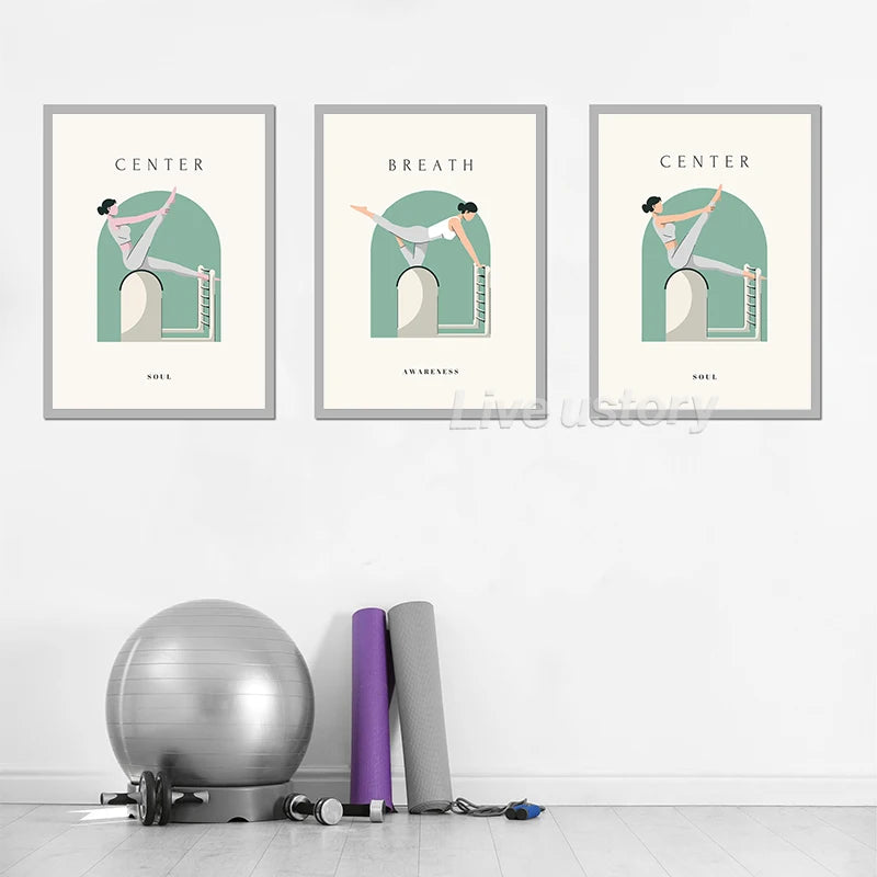 Minimalist Yoga Pose Wall Art