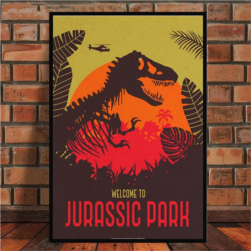 Jurassic Dinosaur Movie Poster