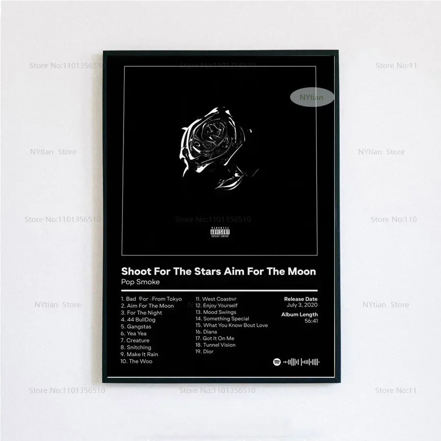 Pop Art Album Smoke Poster