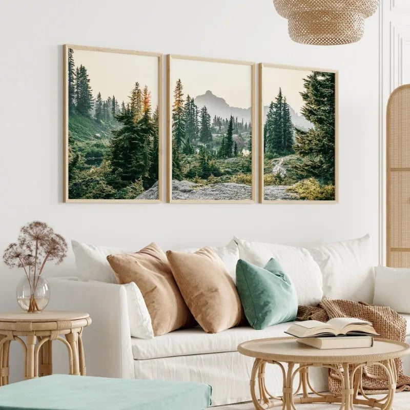 Green Mountain Forest Poster