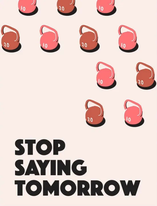 Minimalist Fitness Gym Poster