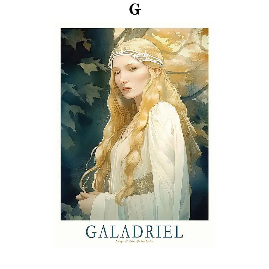 Middle-Earth Retro Travel Art