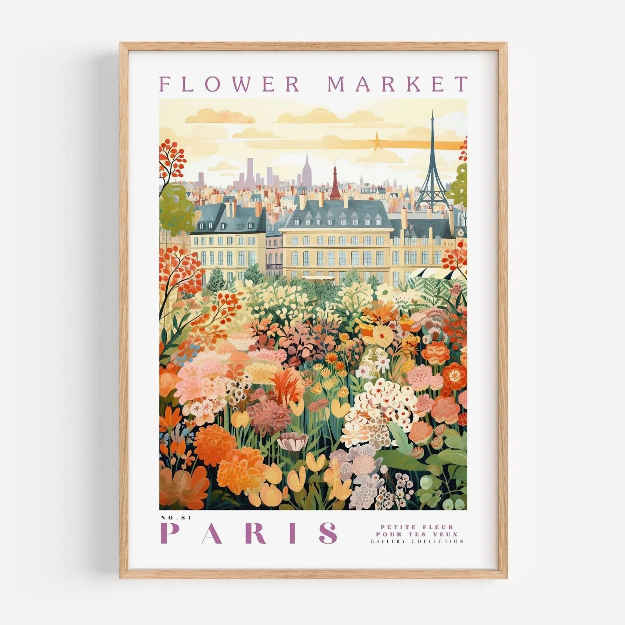 Paris Flower Market Print