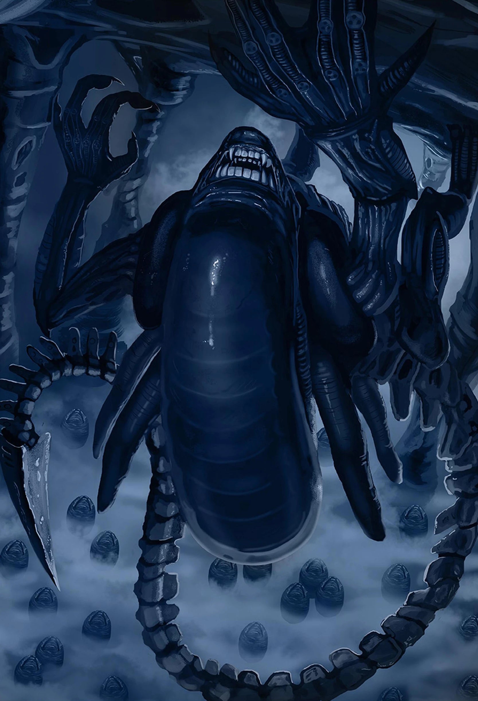 Classic Horror Alien Canvas