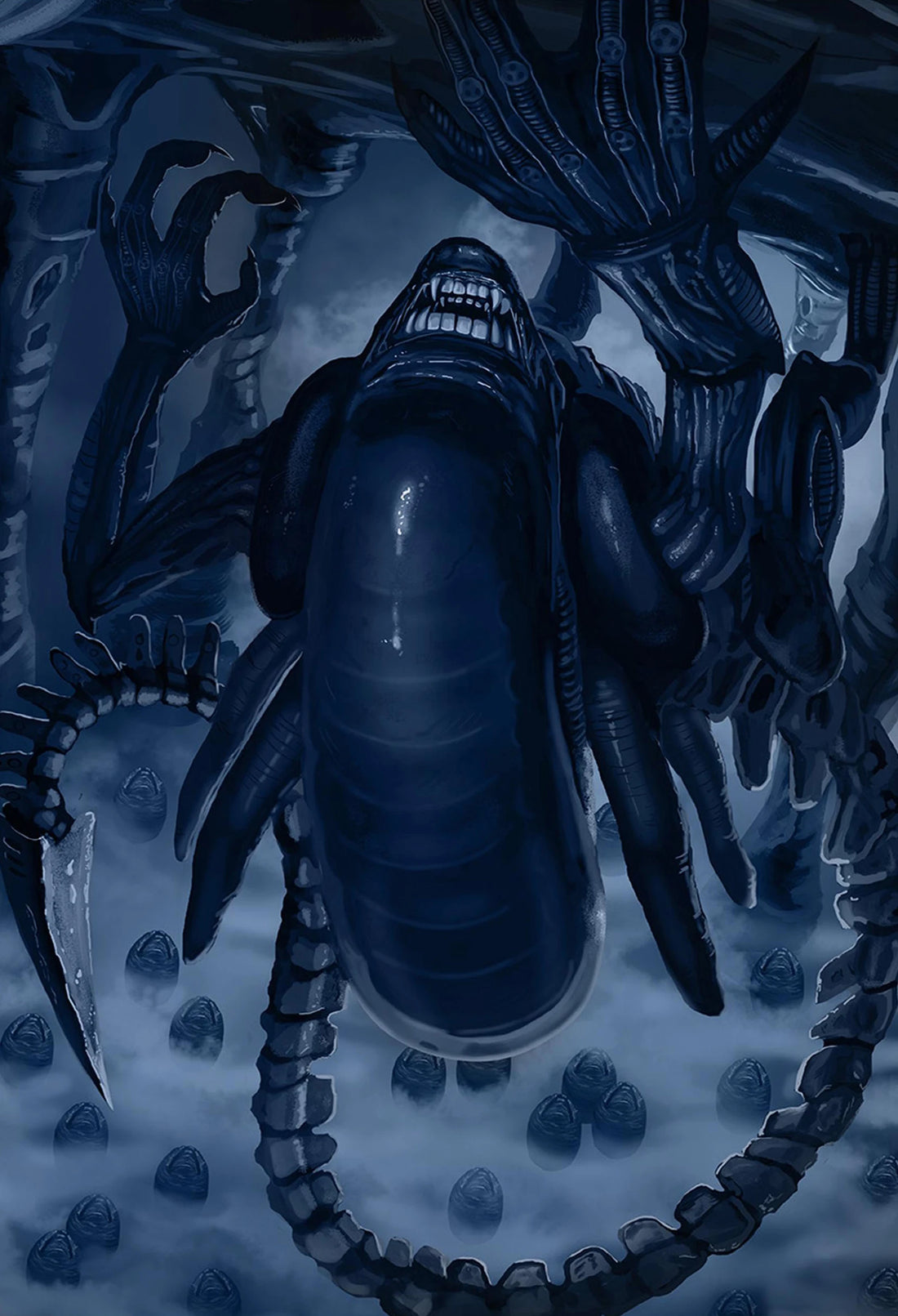 Classic Horror Alien Canvas