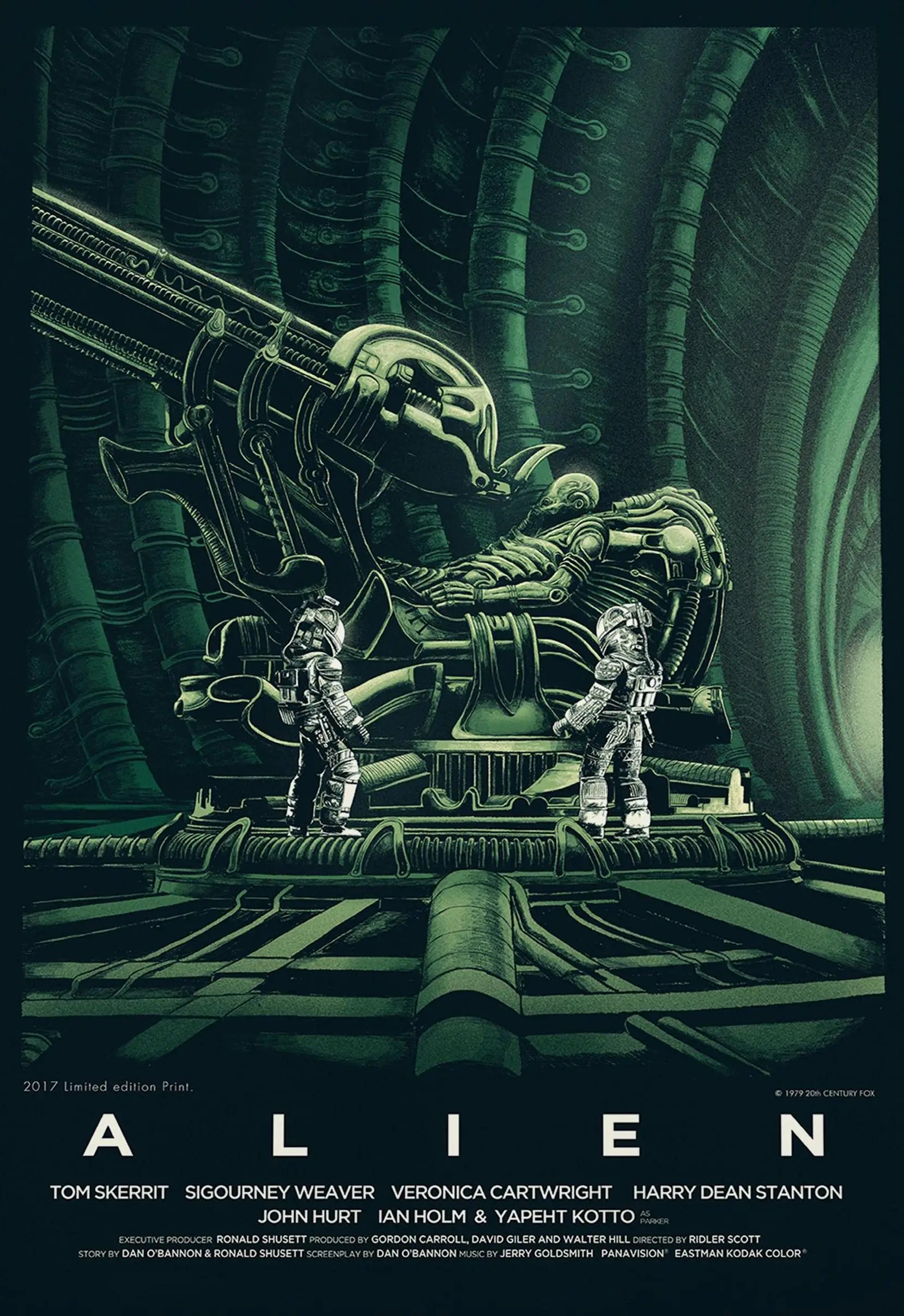 Classic Horror Alien Canvas