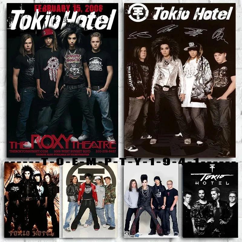 Tokio Hotel Band Poster