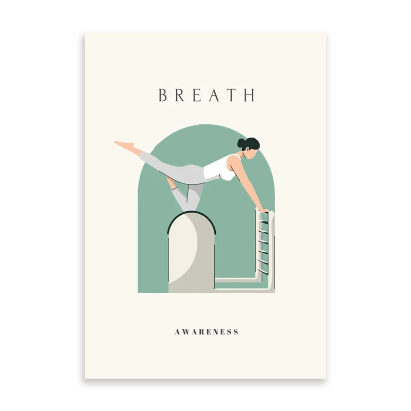 Minimalist Yoga Pose Wall Art