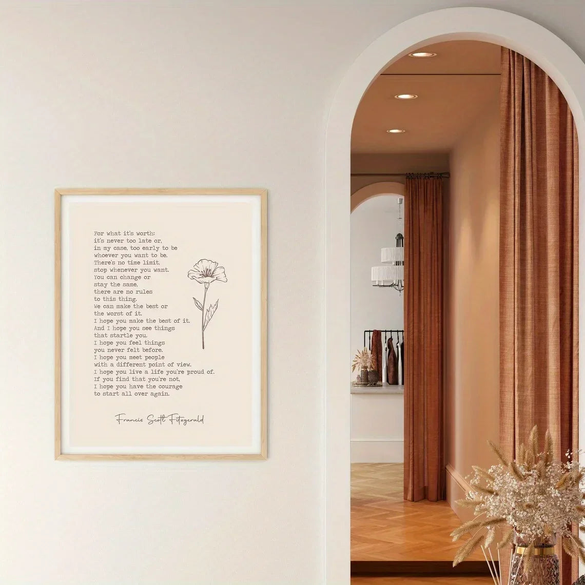 Minimalist Trendy Quote Poster