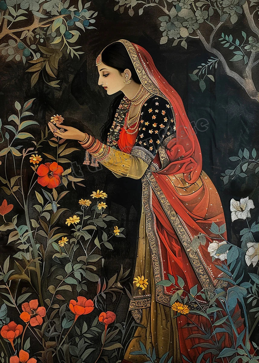 Indian Traditional Lady Poster