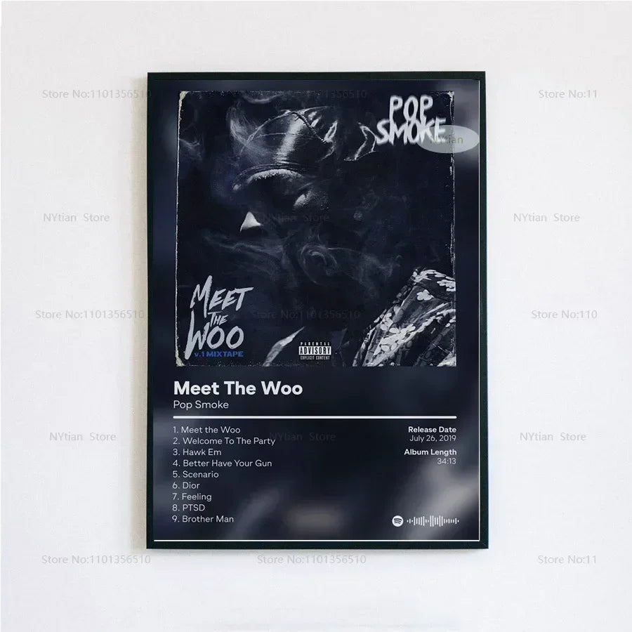 Pop Art Album Smoke Poster