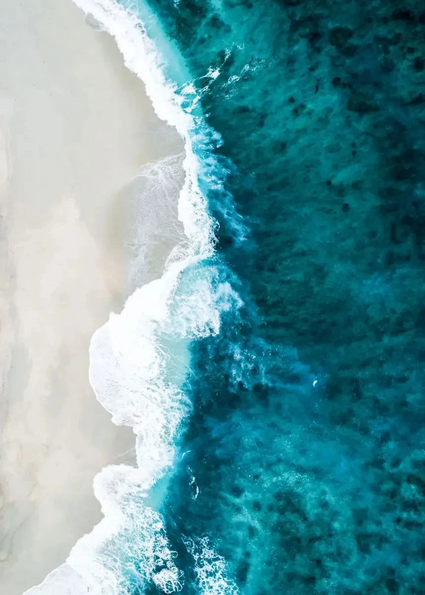 Simple Ocean Beach Canvas