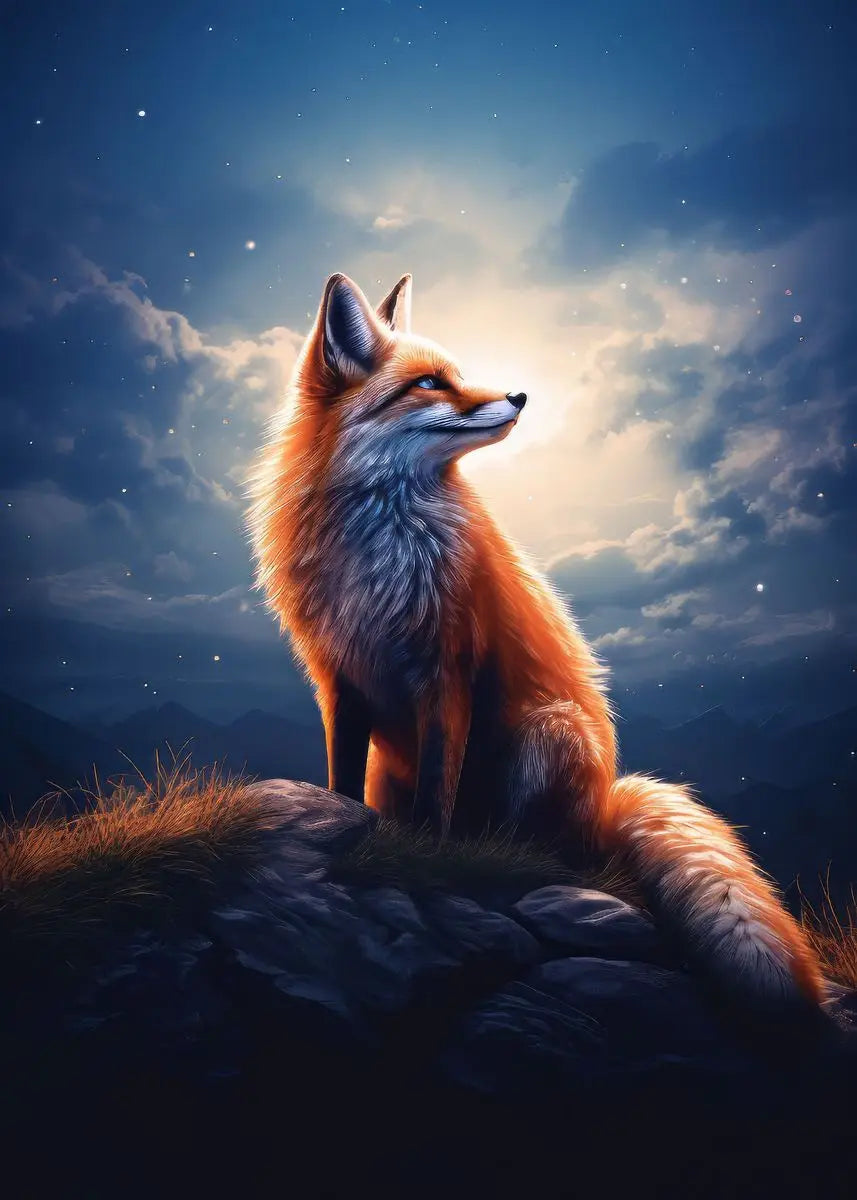 Forest Fox Wall Poster