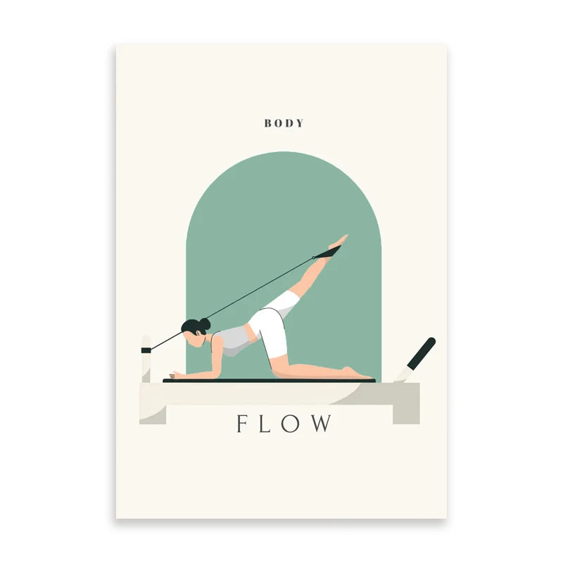 Minimalist Yoga Pose Wall Art