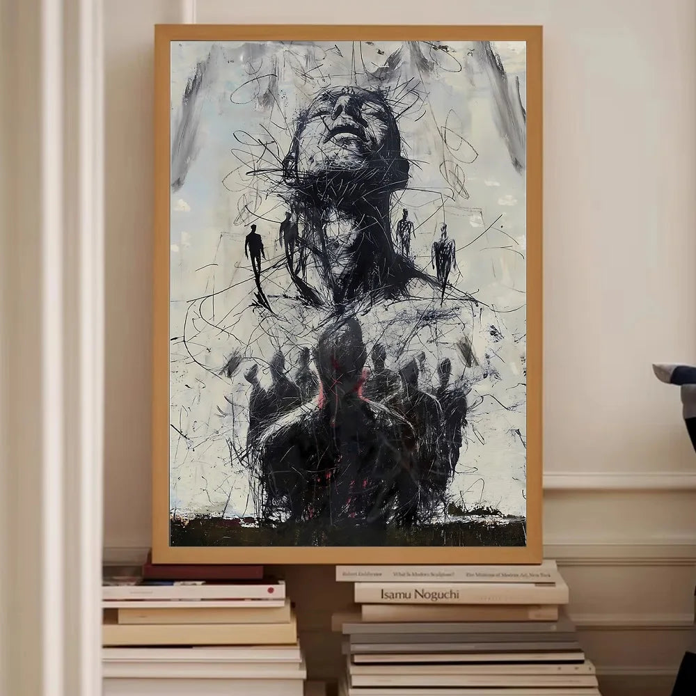 Minimalist Portrait Figure Canvas