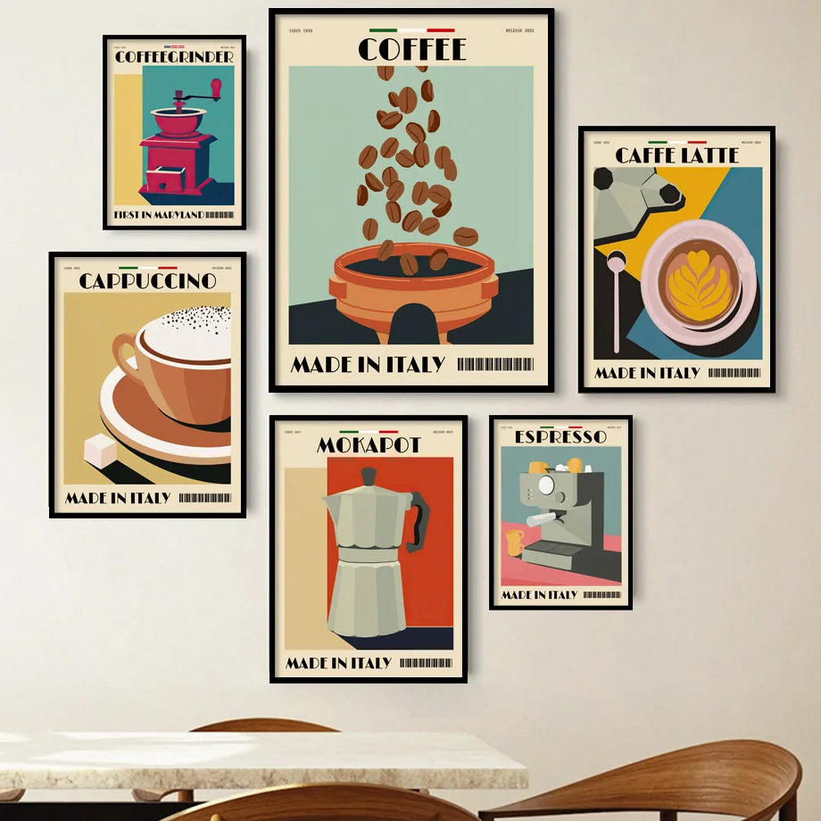 Italian Espresso Coffee Pot Print