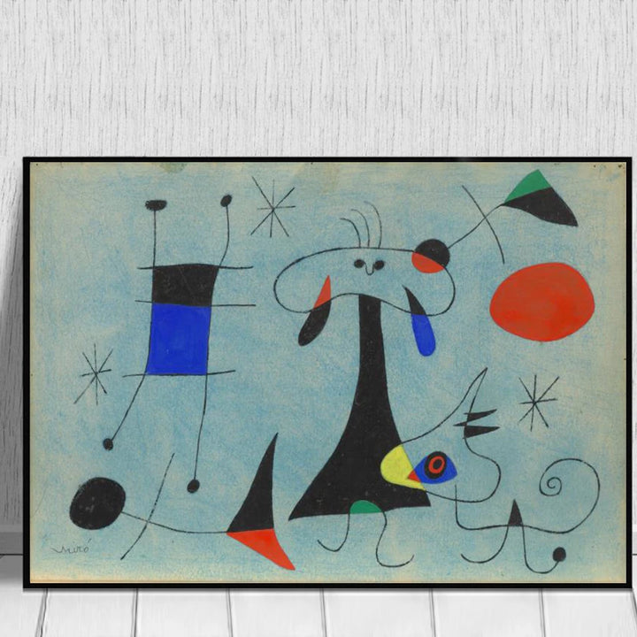 Joan Miro Surreal Art Print