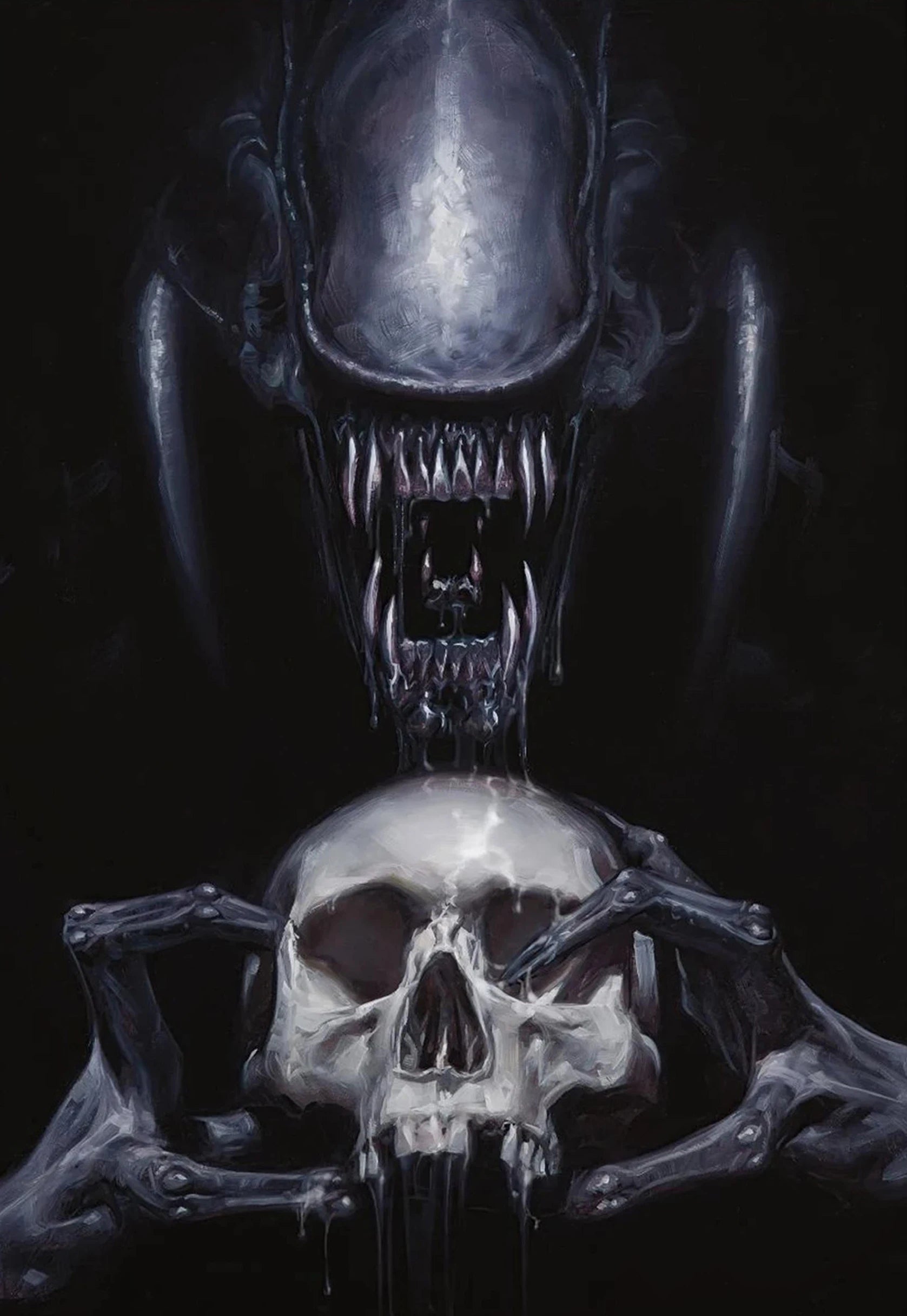 Classic Horror Alien Canvas