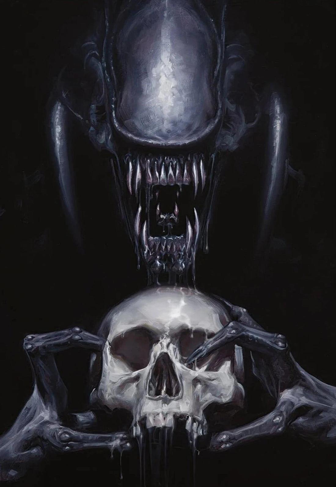 Classic Horror Alien Canvas