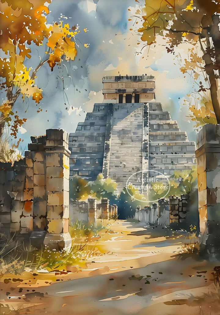 Historic Sites Travel Poster