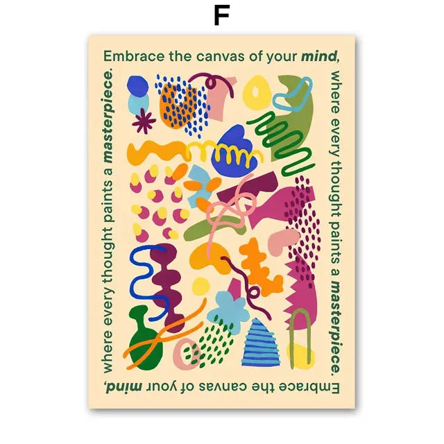 Colorful Crocodile Fish Abstract Canvas