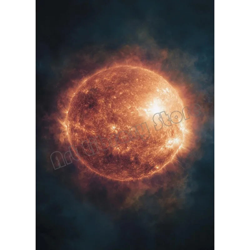 Sci-Fi Galaxy Black Hole Art