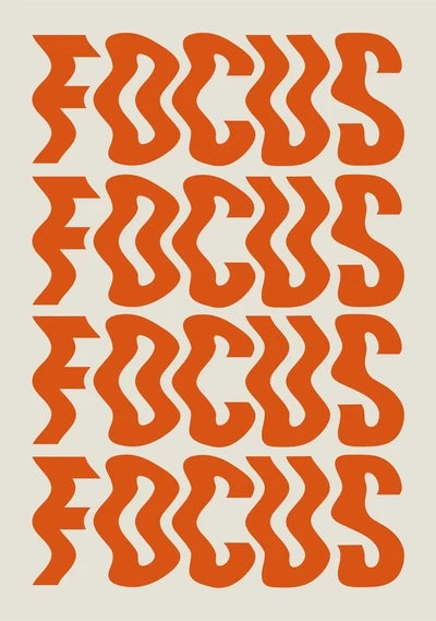 Chaos Typography Canvas Art