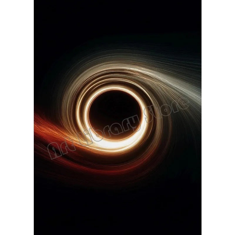 Sci-Fi Galaxy Black Hole Art