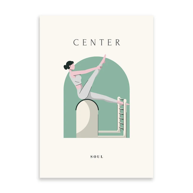 Minimalist Yoga Pose Wall Art