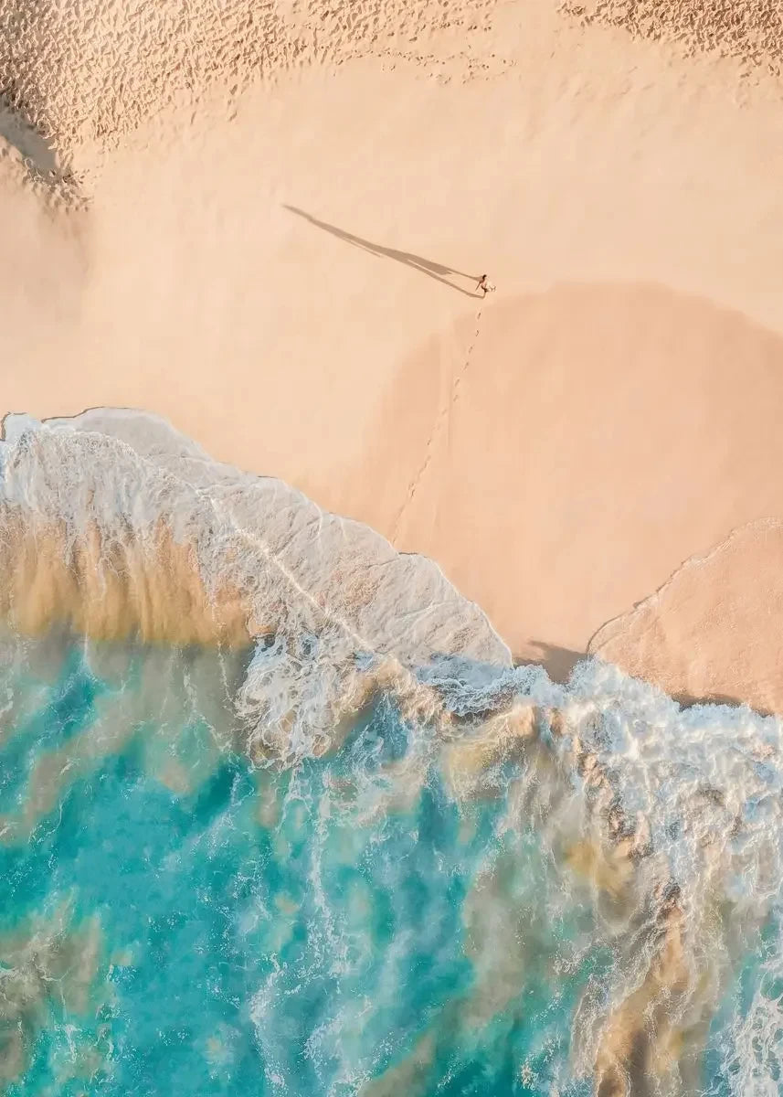 Simple Ocean Beach Canvas