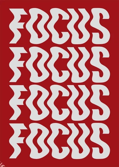 Chaos Typography Canvas Art