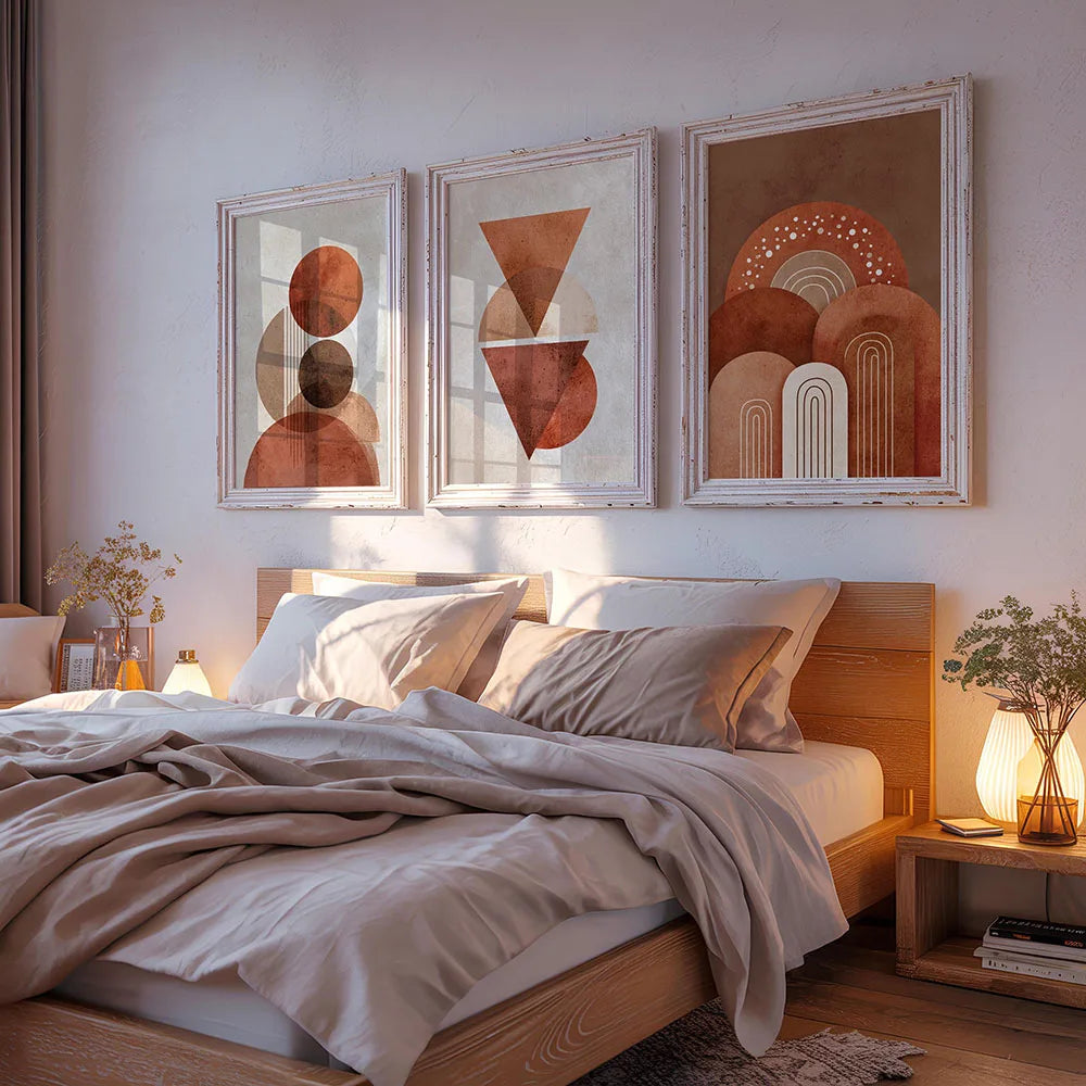 Terracotta Boho Geometric Set