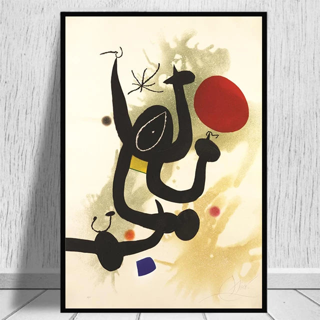 Joan Miro Surreal Art Print