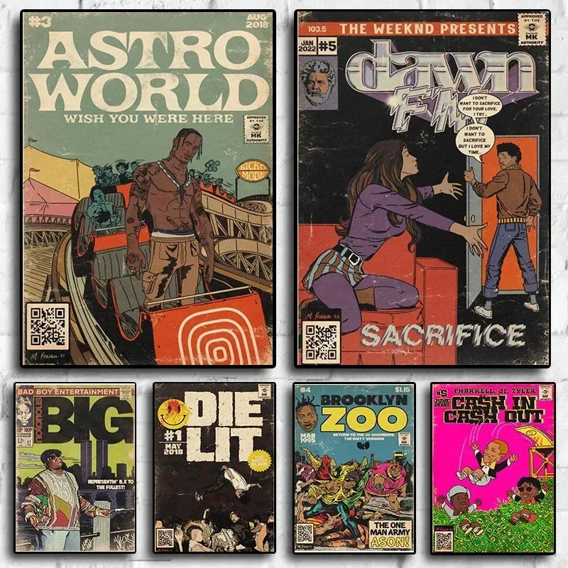 Hip-Hop Music Album Poster