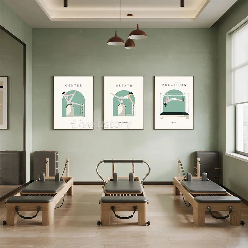 Minimalist Yoga Pose Wall Art