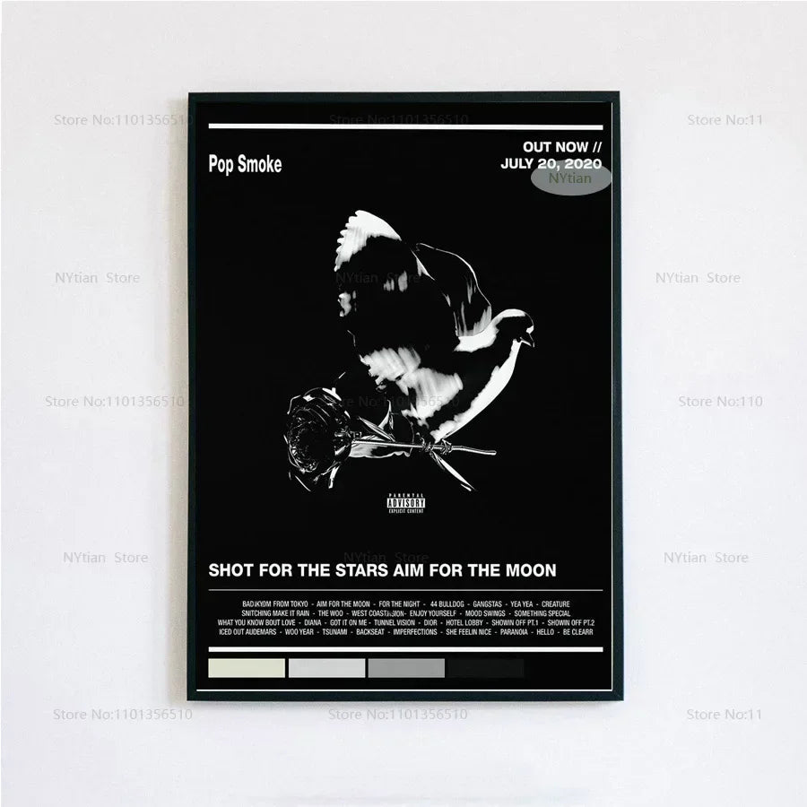 Pop Art Album Smoke Poster