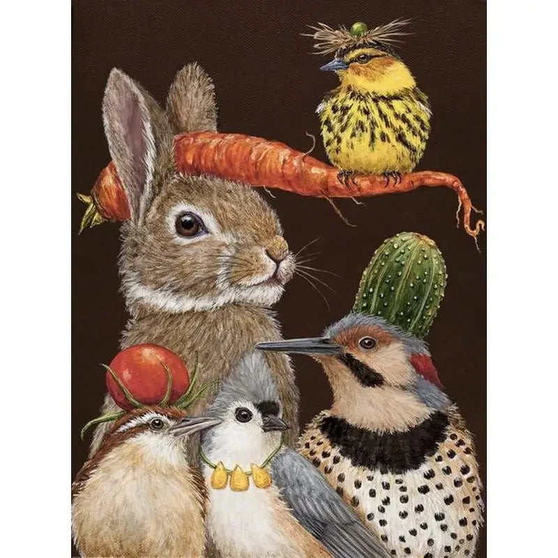 Farm Animal Drawing Canvas