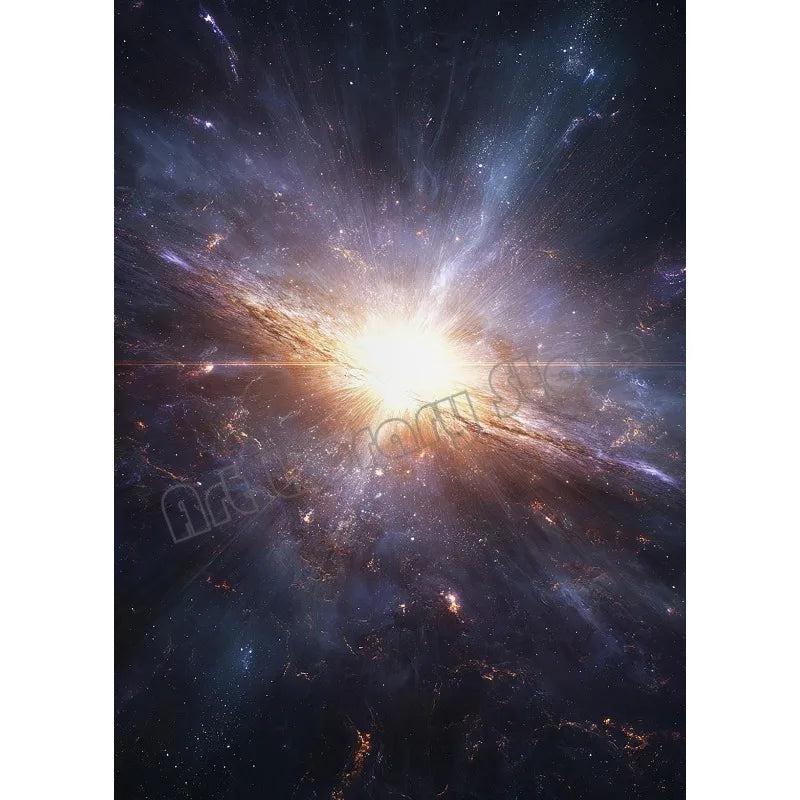 Sci-Fi Galaxy Black Hole Art