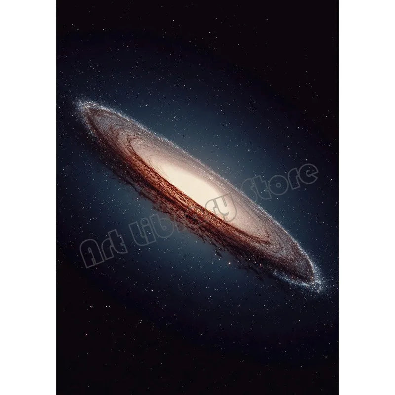 Sci-Fi Galaxy Black Hole Art