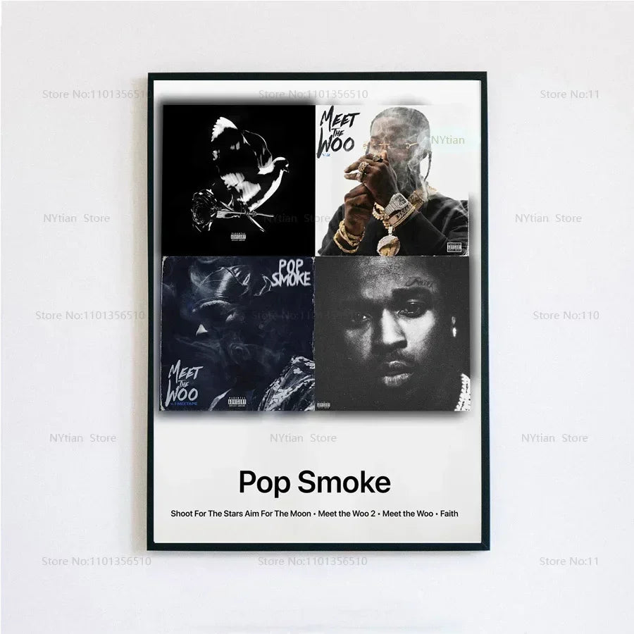 Pop Art Album Smoke Poster