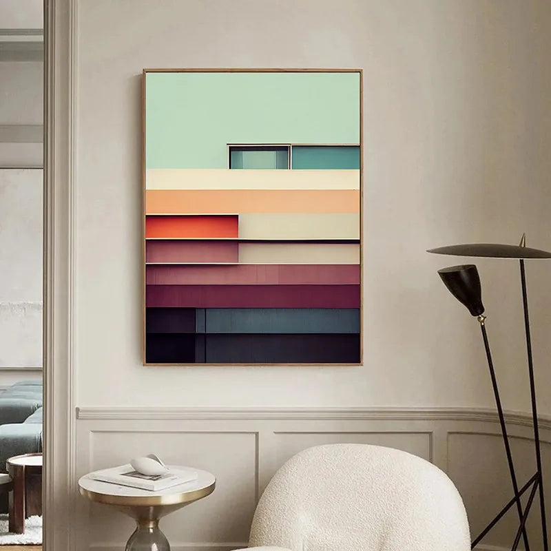 Fallingwater Bauhaus Architecture Poster